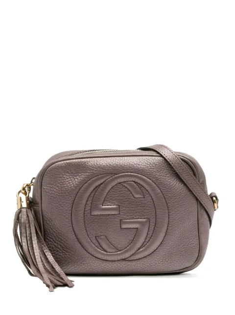 Gucci Pre-Owned 2016-2025 Metallic Leather Soho Disco crossbody bag