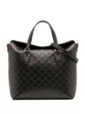 Gucci Pre-Owned 2016-2025 Guccissima Linea A Fold Over satchel - Black