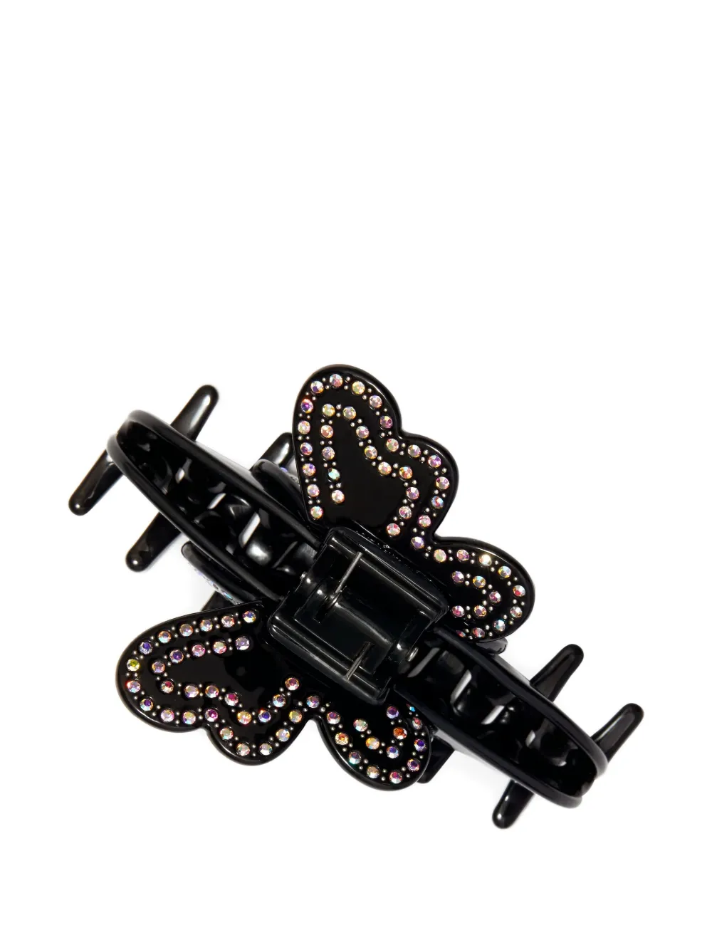 Katya Butterfly Embellished Hair Clip In Black