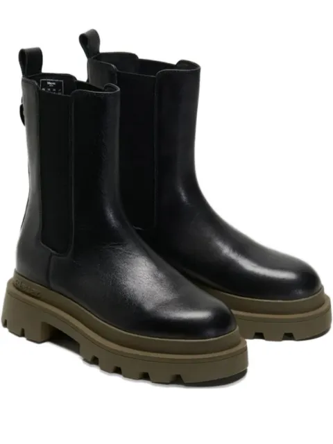 Blauer elastic-panels chelsea boots