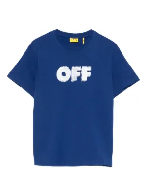 Fendi Kids logo-print T-shirt | Blue | FARFETCH