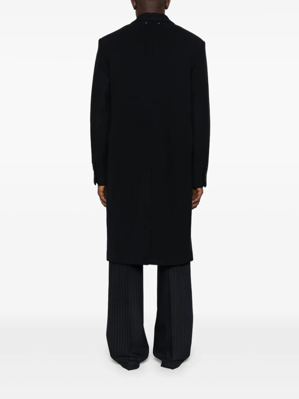 Golden Goose Jas van wolblend met knoop Zwart