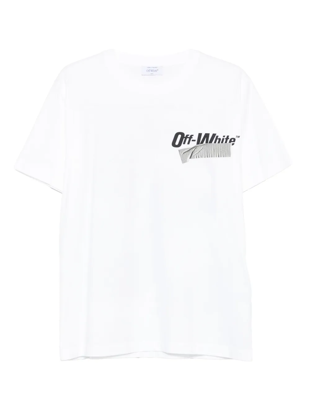 Off-White テープディテール ポロシャツ - ホワイト Off-White テープディテール ポロシャツ - ホワイト