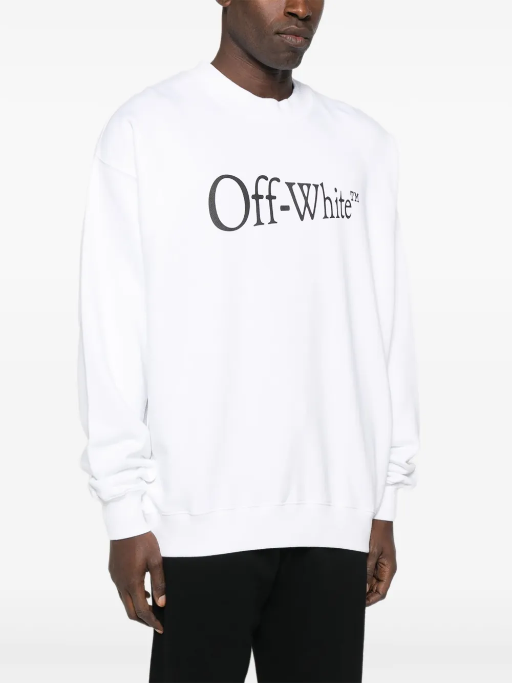Off-White Sweater met logoprint Wit