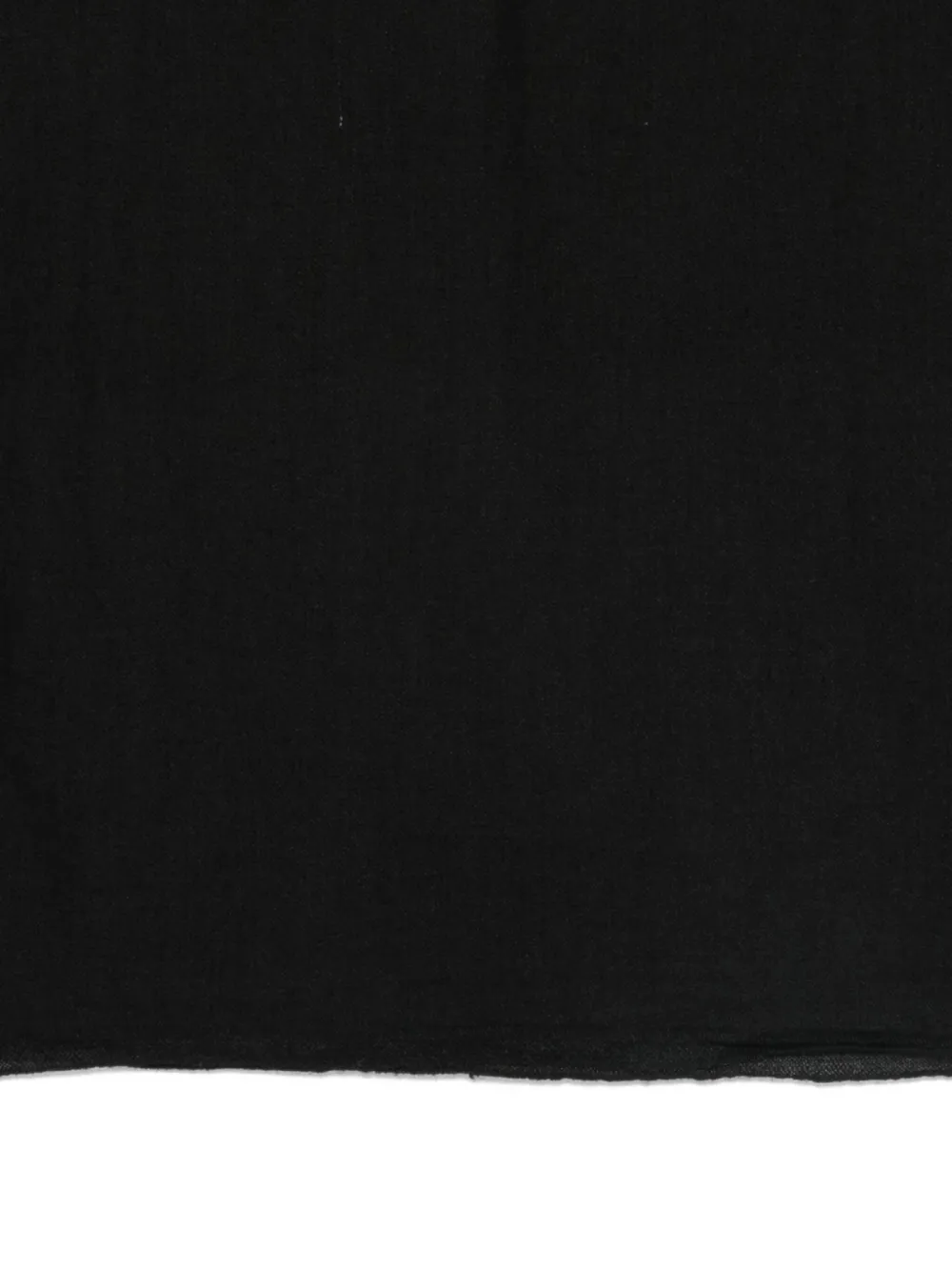 Cenere GB Sjaal met gerafelde afwerking Zwart