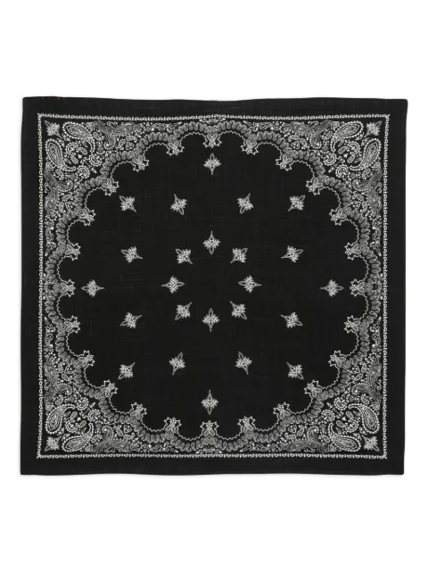 Cenere GB paisley-pattern bandana scarf