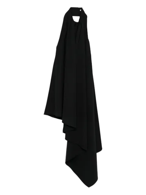 Givenchy vestido drapeado con diseño asimétrico