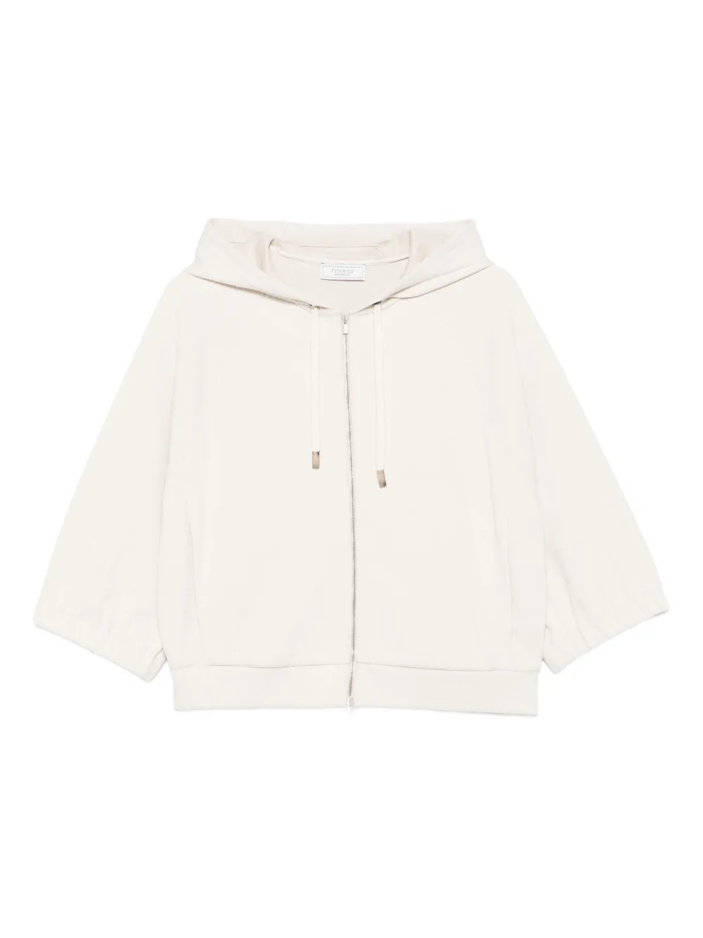 Peserico zip-up hoodie | White | Image 1