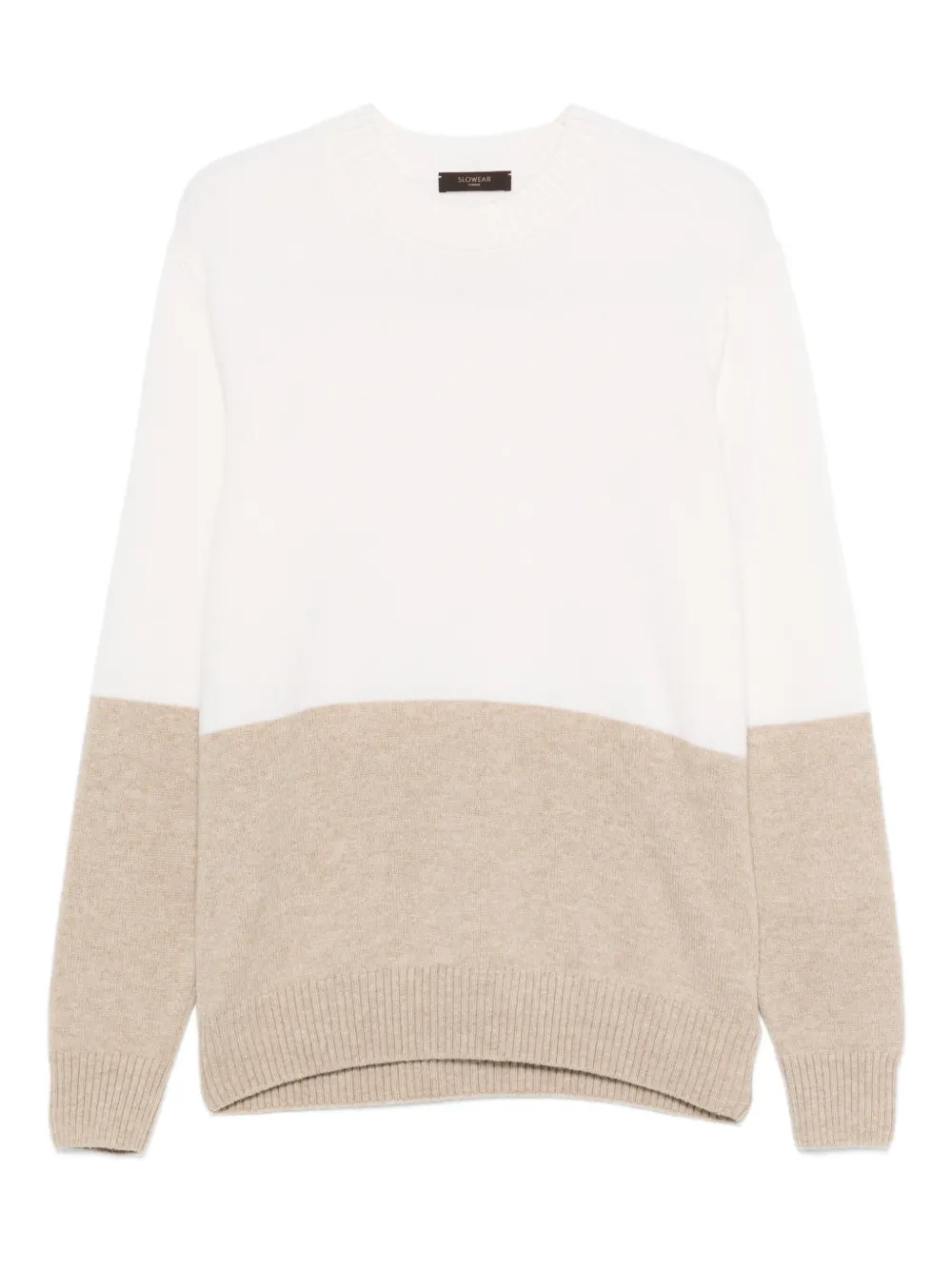 Zanone suéter con diseño de dos tonos | blanco | Image 1