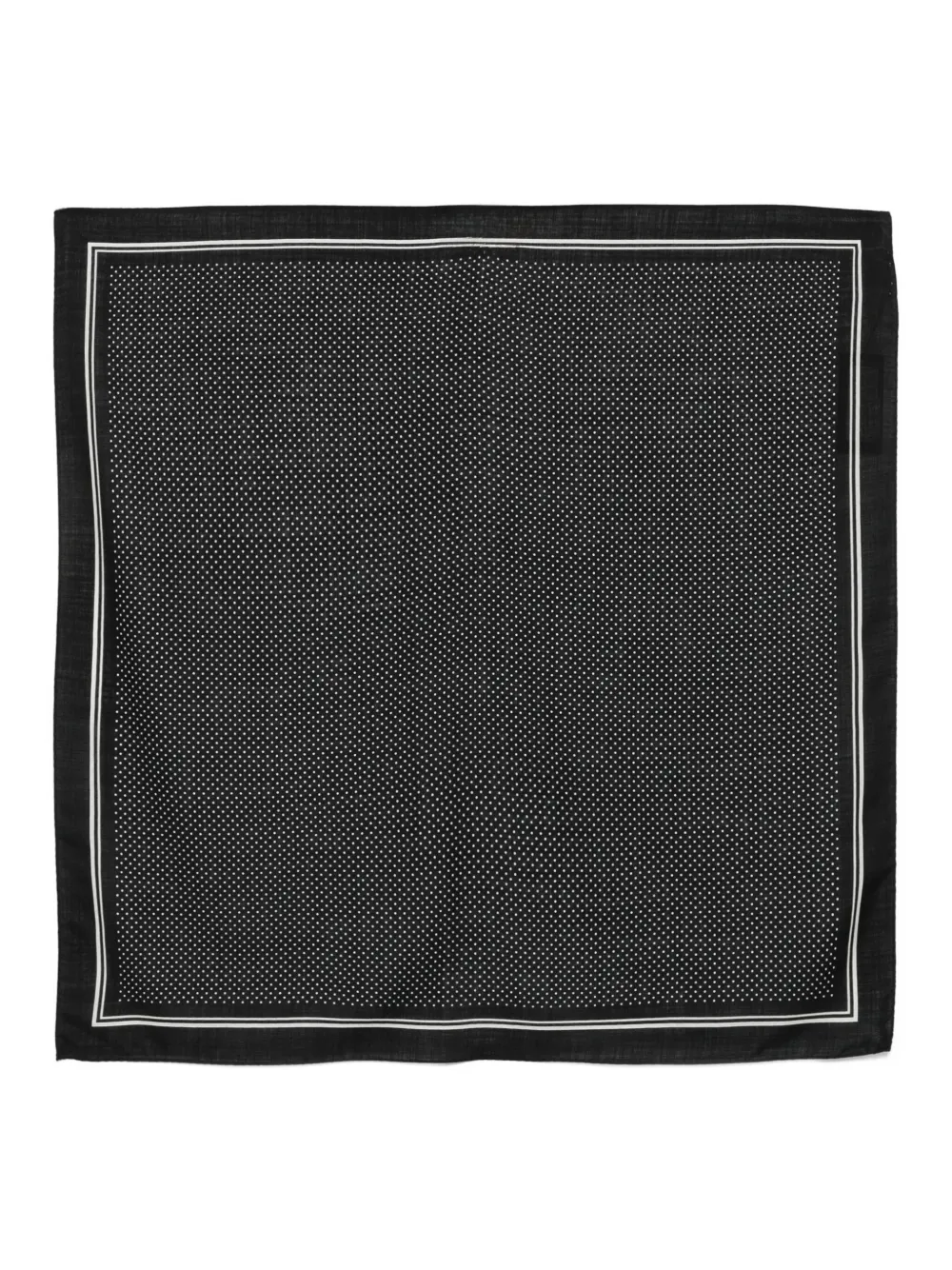 Cenere GB polka-dot scarf - ブラック Cenere GB polka-dot scarf - ブラック