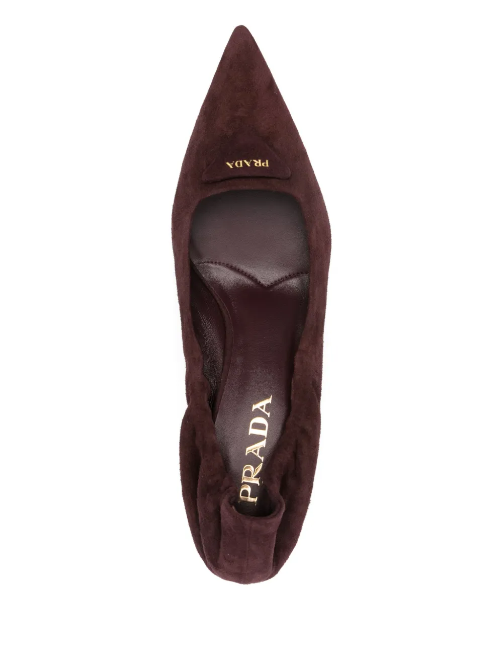 Prada Pumps met puntige neus Rood