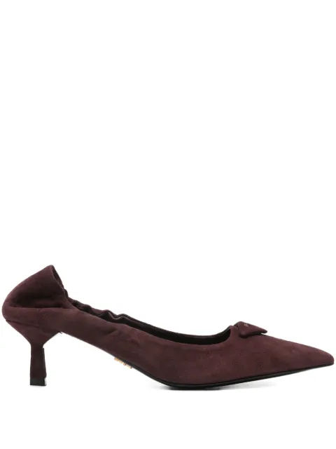 Prada pointed-toe kitten-heel pumps