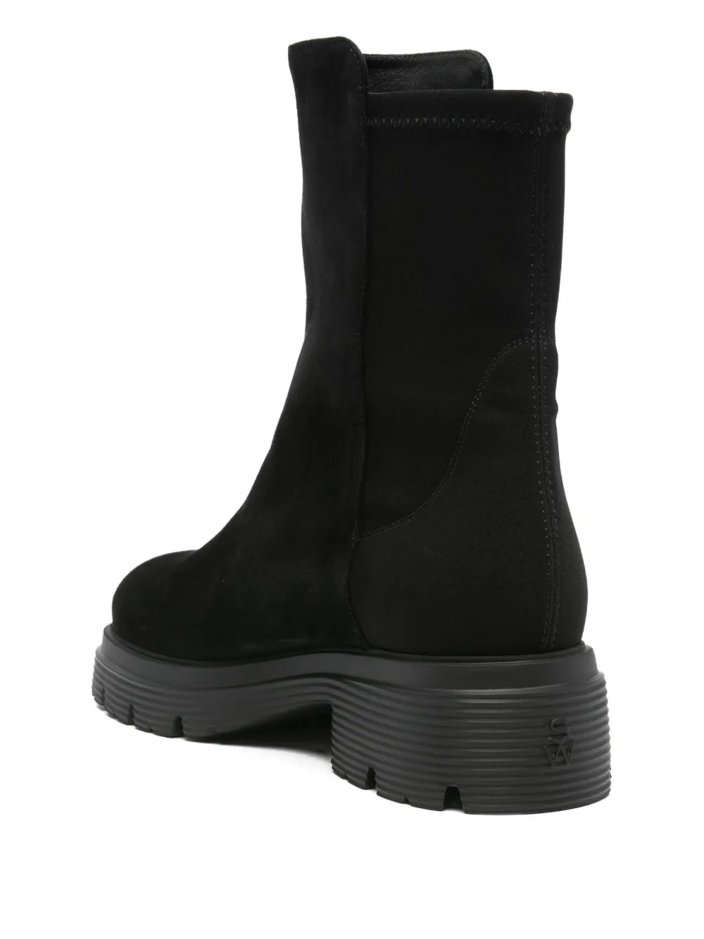 Stuart Weitzman leather ankle boots Black