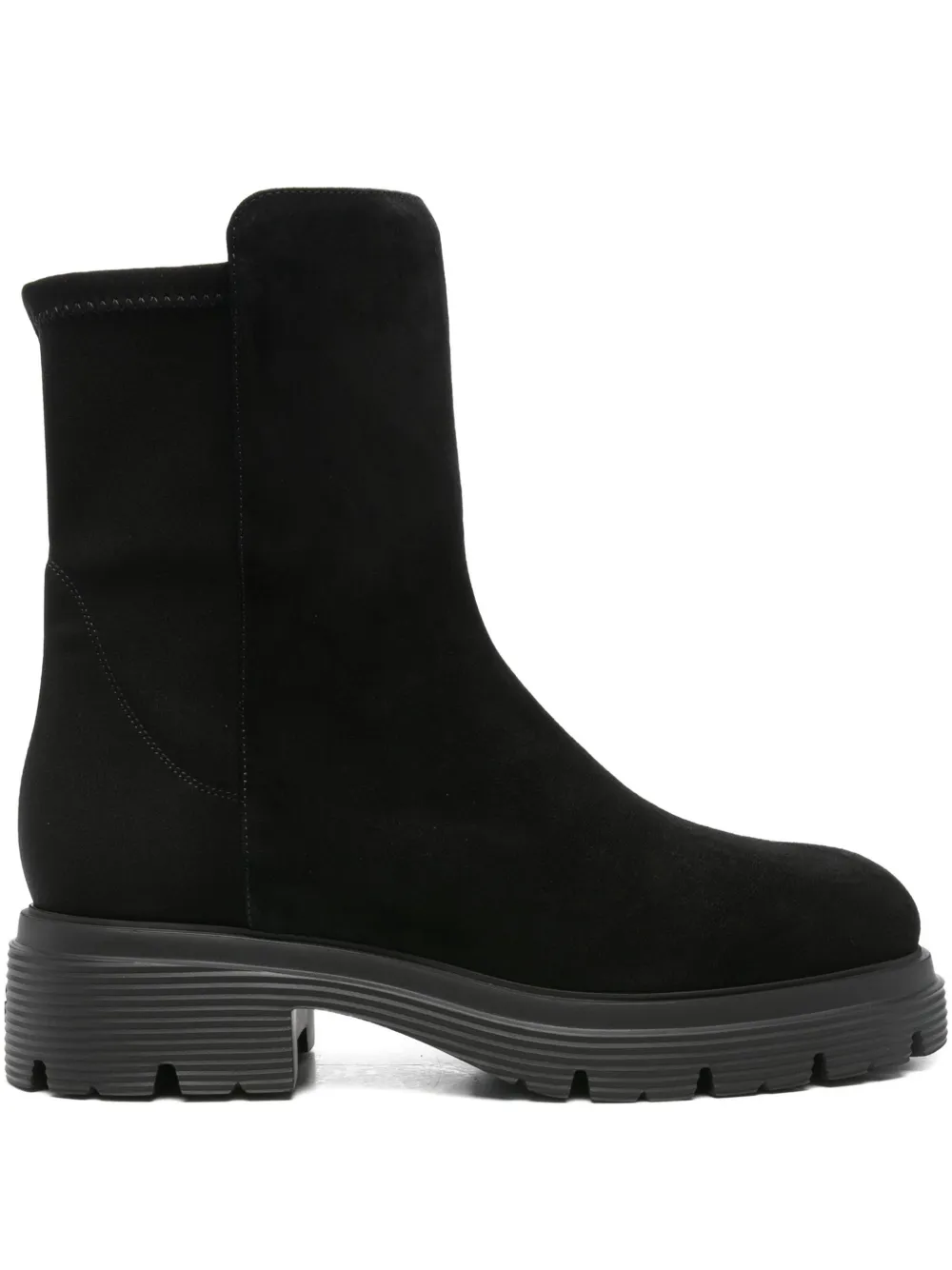 Stuart Weitzman leather ankle boots Black