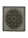 Cenere GB Ash paisley-print square scarf - Green