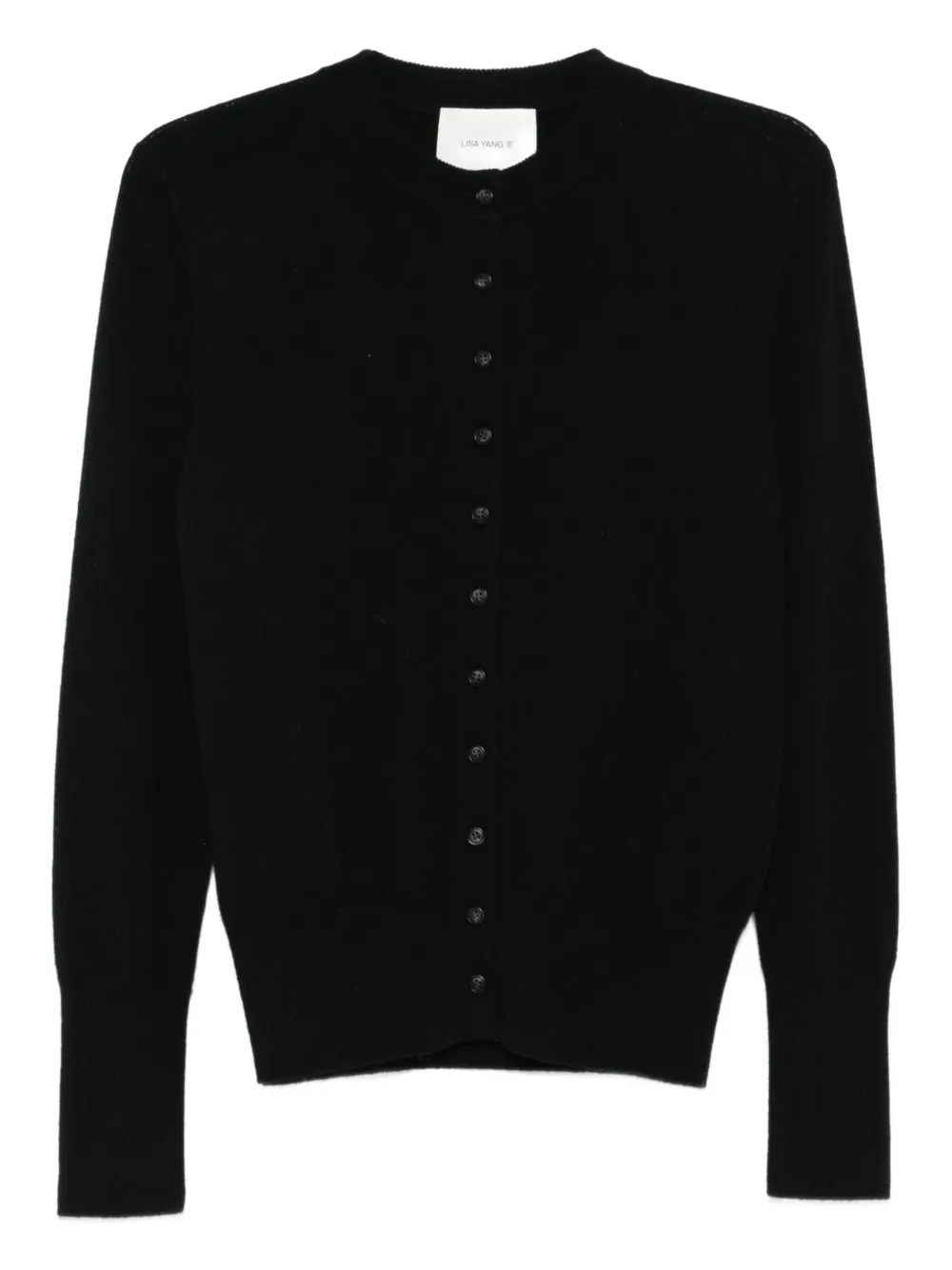 Lisa Yang Button-front Cardigan In Black