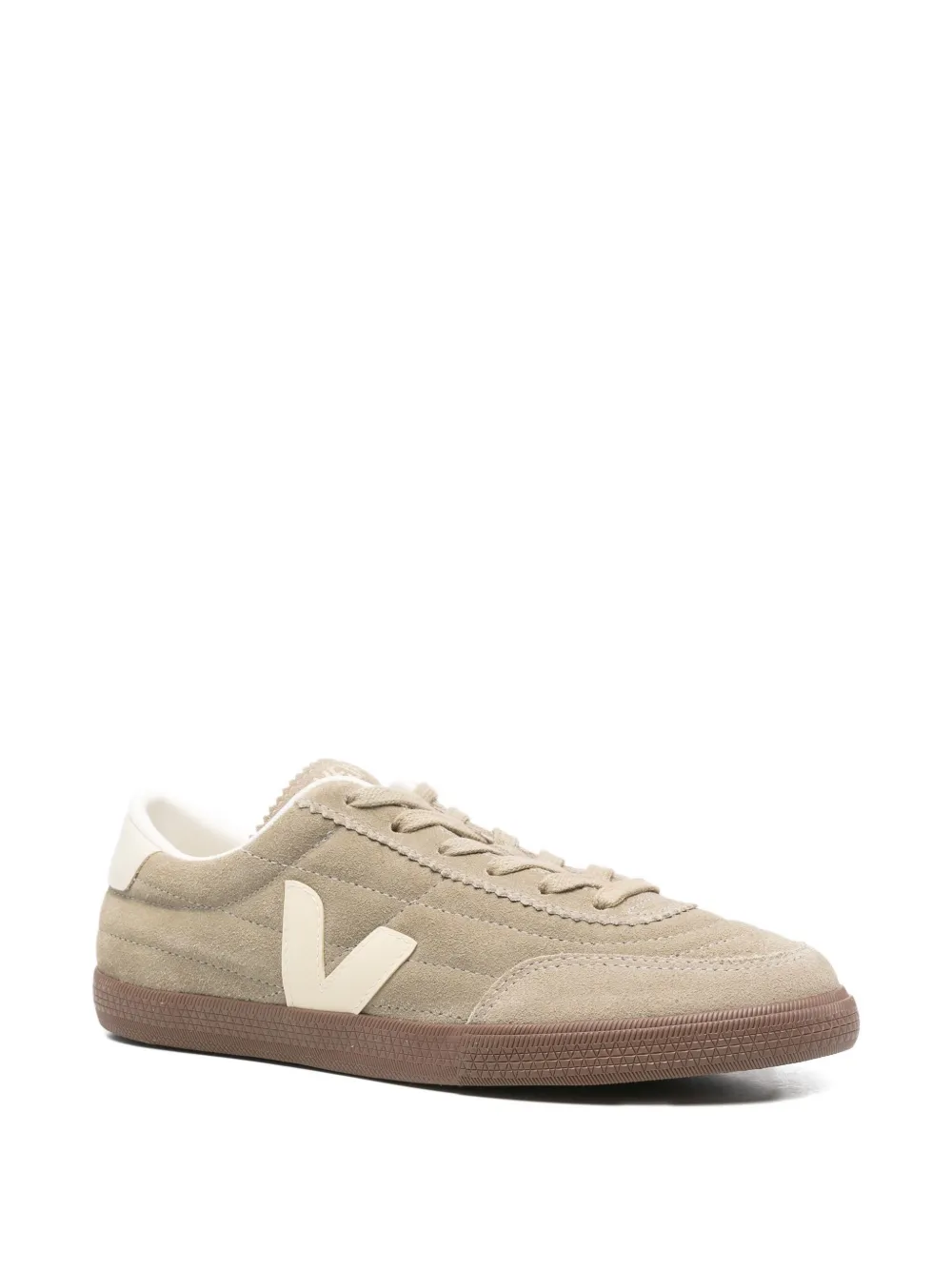 VEJA logo-print sneakers - Beige