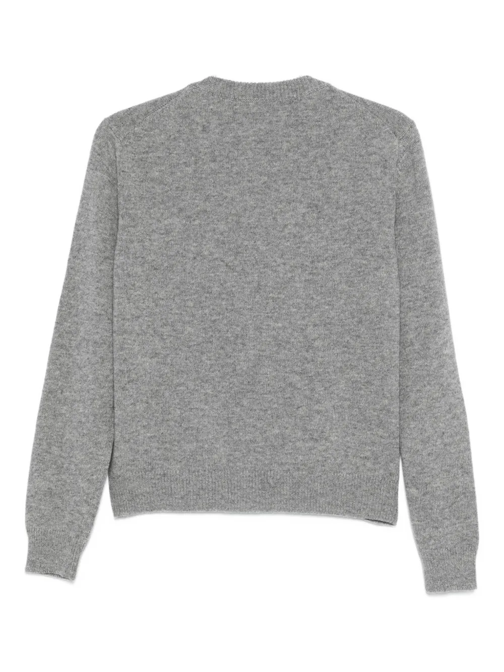 Bruno Manetti Double-pocket Wool Cardigan In Gray