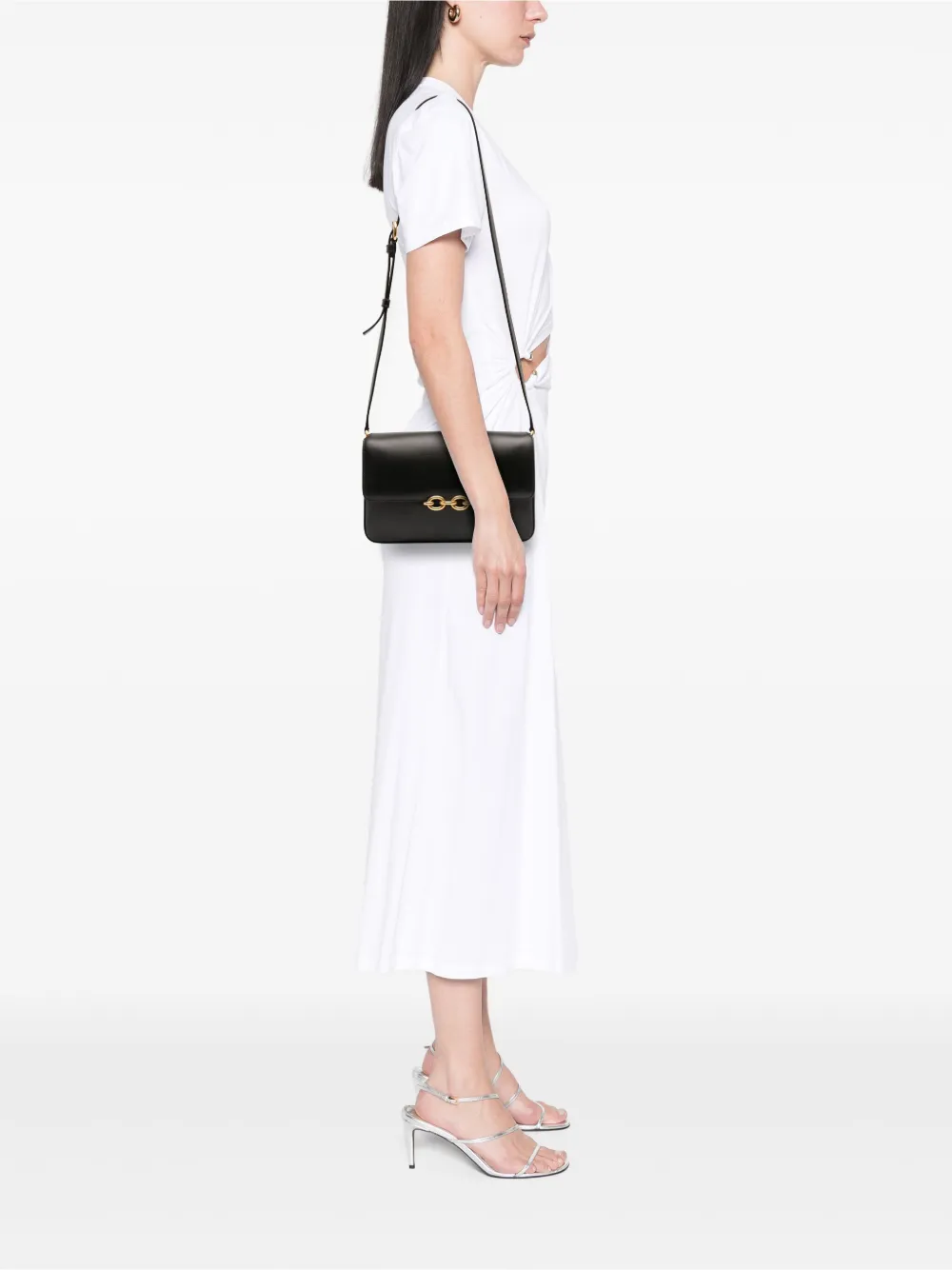 Saint Laurent Pre-Owned 2021 Smooth Calfskin Le Maillon crossbody bag | Pre-Owned | Image 2