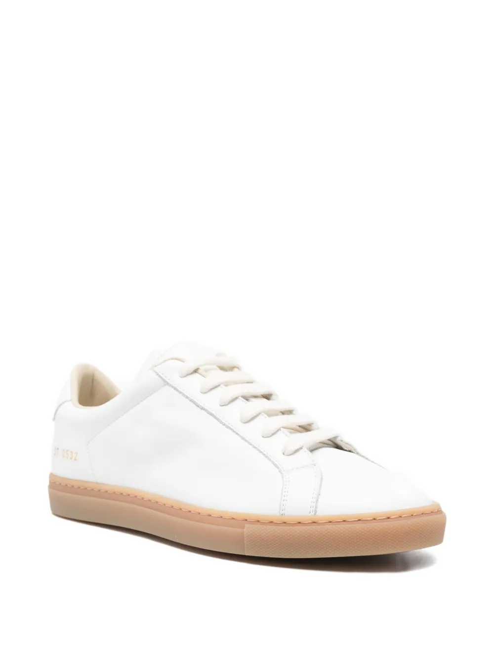 Common Projects Leather-sole Sneakers In White