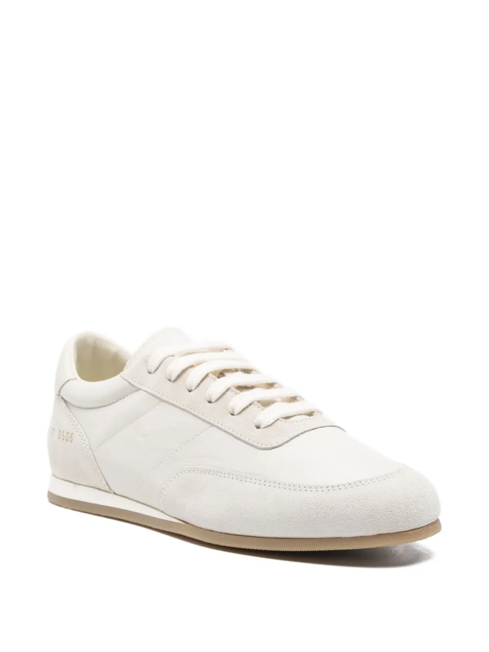 Common Projects Sneakers met suède vlakken - Beige