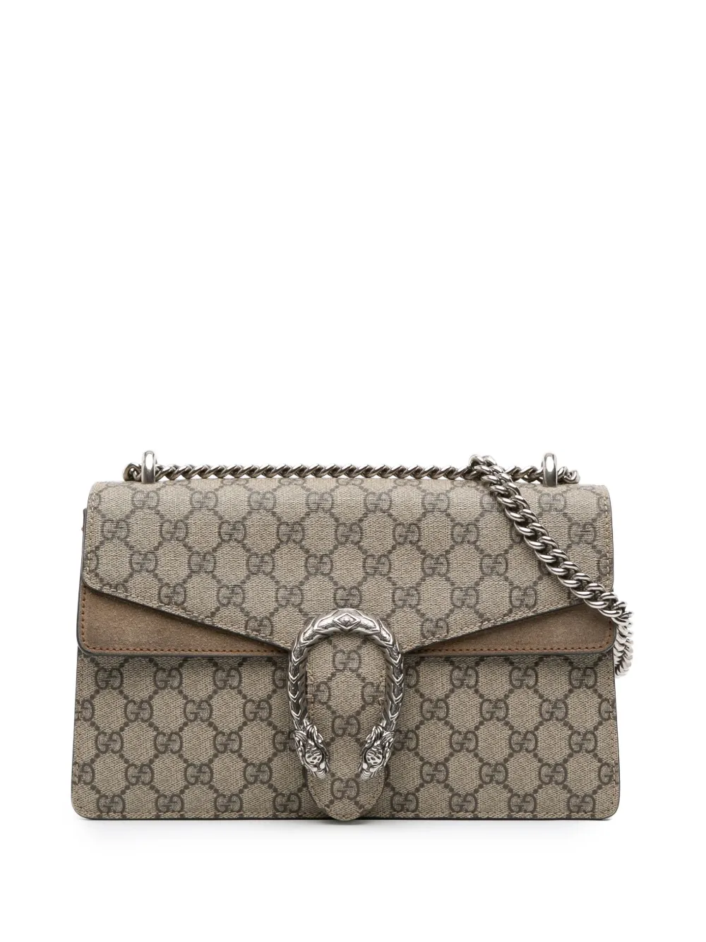 Gucci Pre-Owned 2016-2025 Small GG Supreme Dionysus shoulder bag | Brown | Image 1