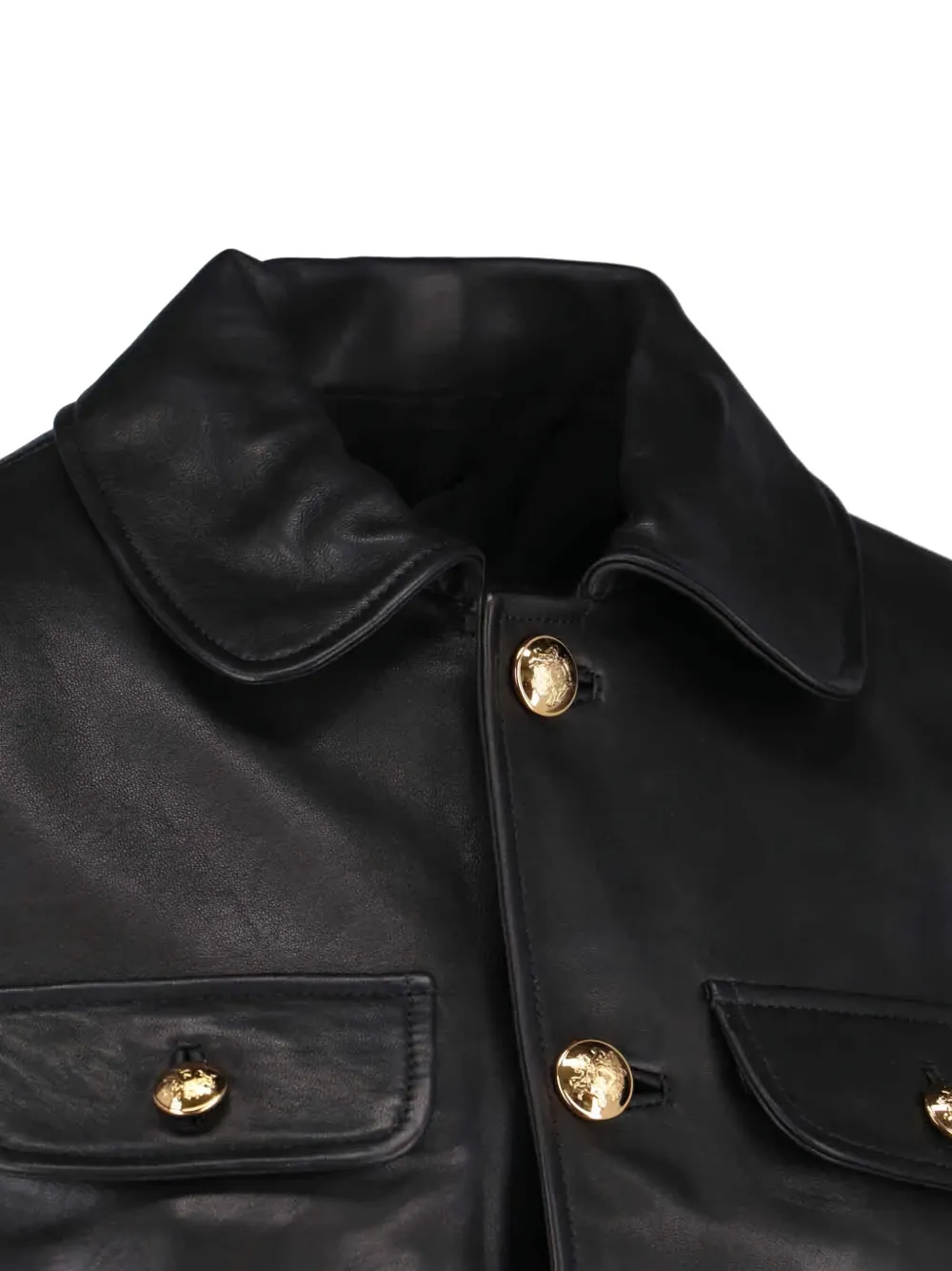 Nili Lotan Long Sleeve Jacket With Front Pockets And Buttons In Black
