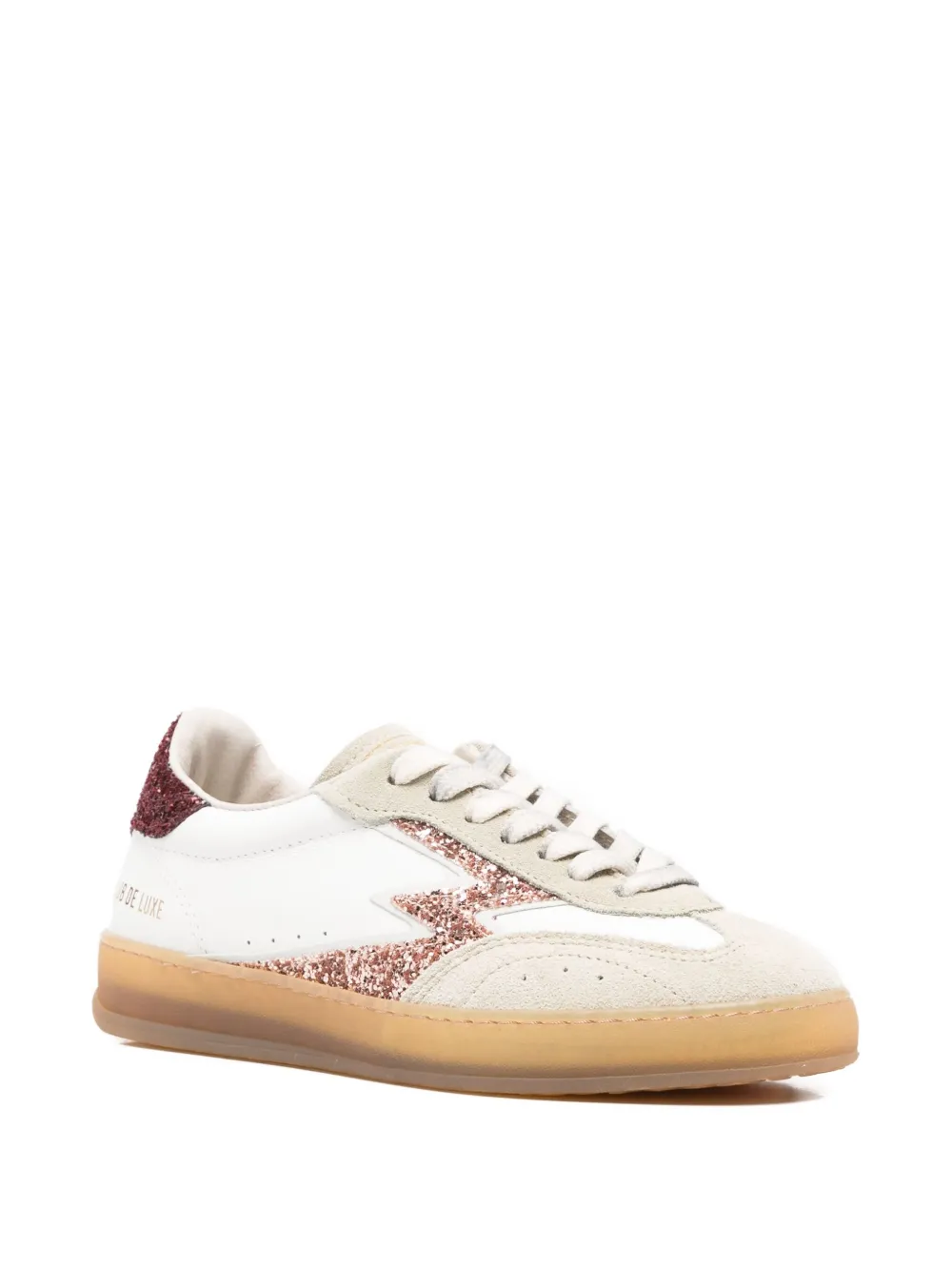MOA CONCEPT Club sneakers met glitterdetail - Wit