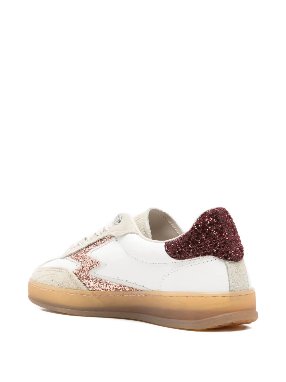 MOA CONCEPT Club sneakers met glitterdetail Wit
