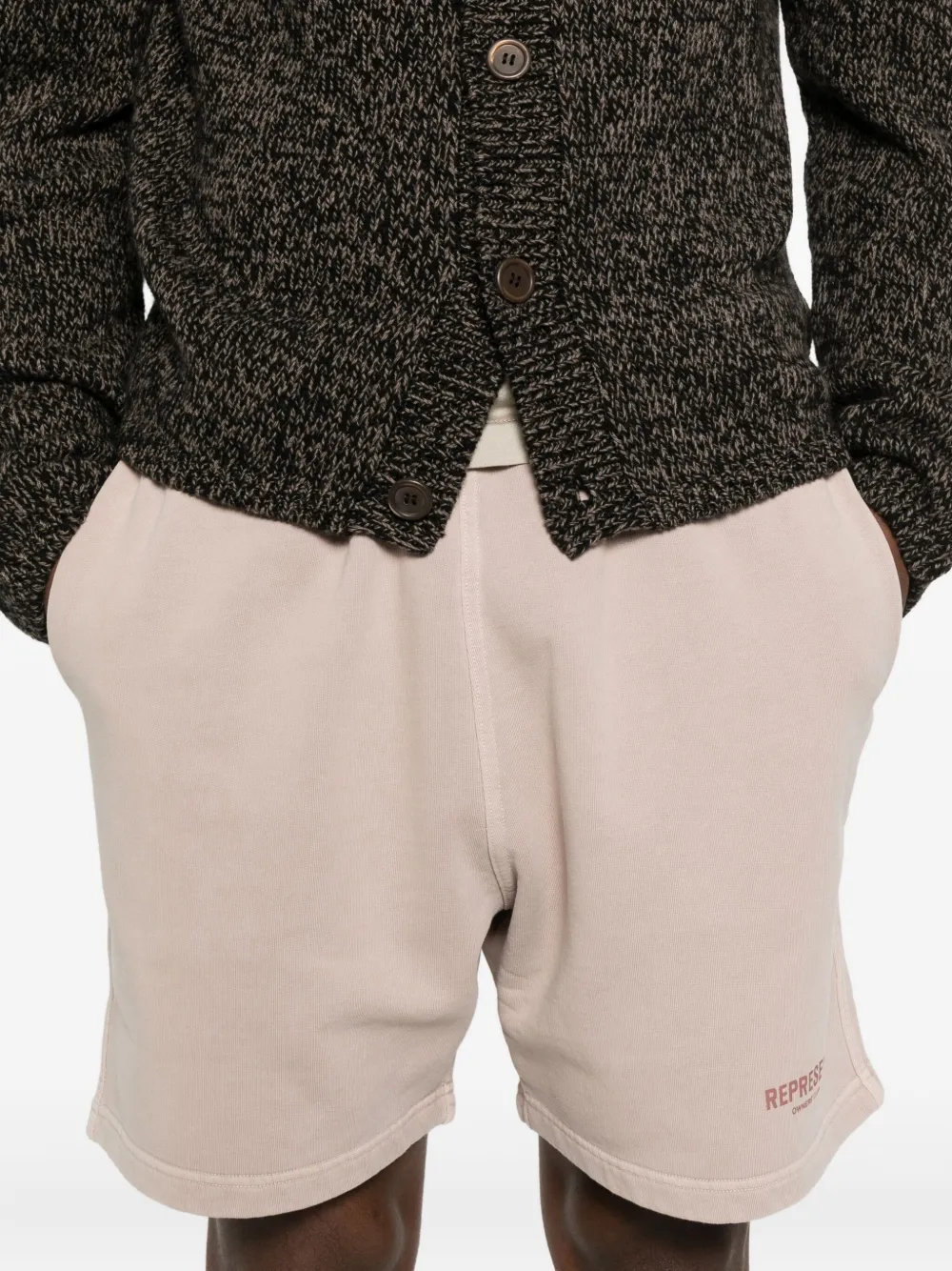 Represent Shorts met logoprint Roze