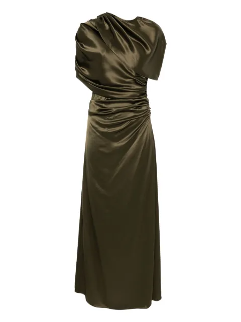 MALINA draped maxi dress