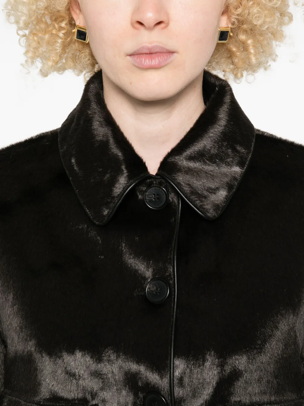 Malina Velvet Jacket In Black