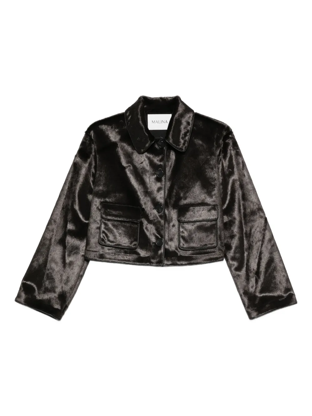 MALINA velvet jacket - Marrone
