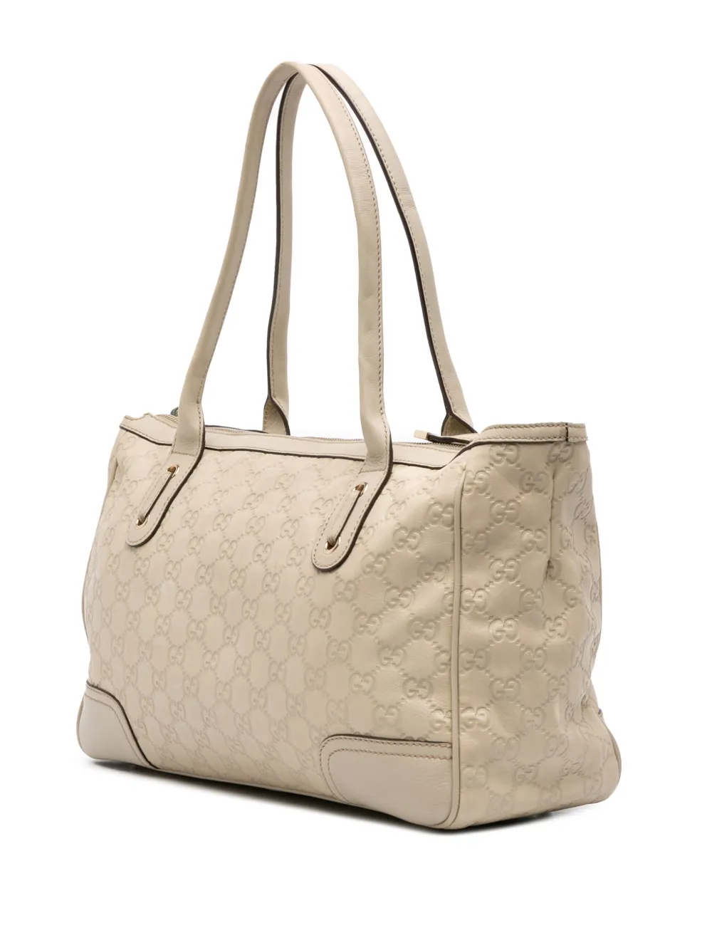 Pre-owned Gucci 2016-2025 Ssima Princy Shoulder Bag In White