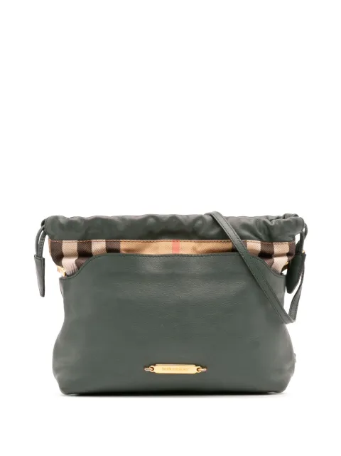 Burberry Pre-Owned 2000-2017 House Check Canvas and Calfskin Little Crush crossbody bag