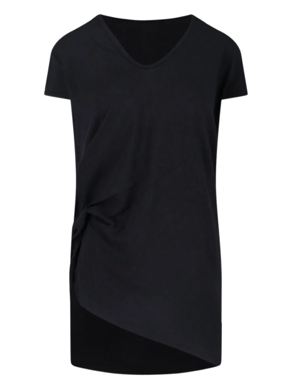Rick Owens V-neck T-shirt | Black | Image 1