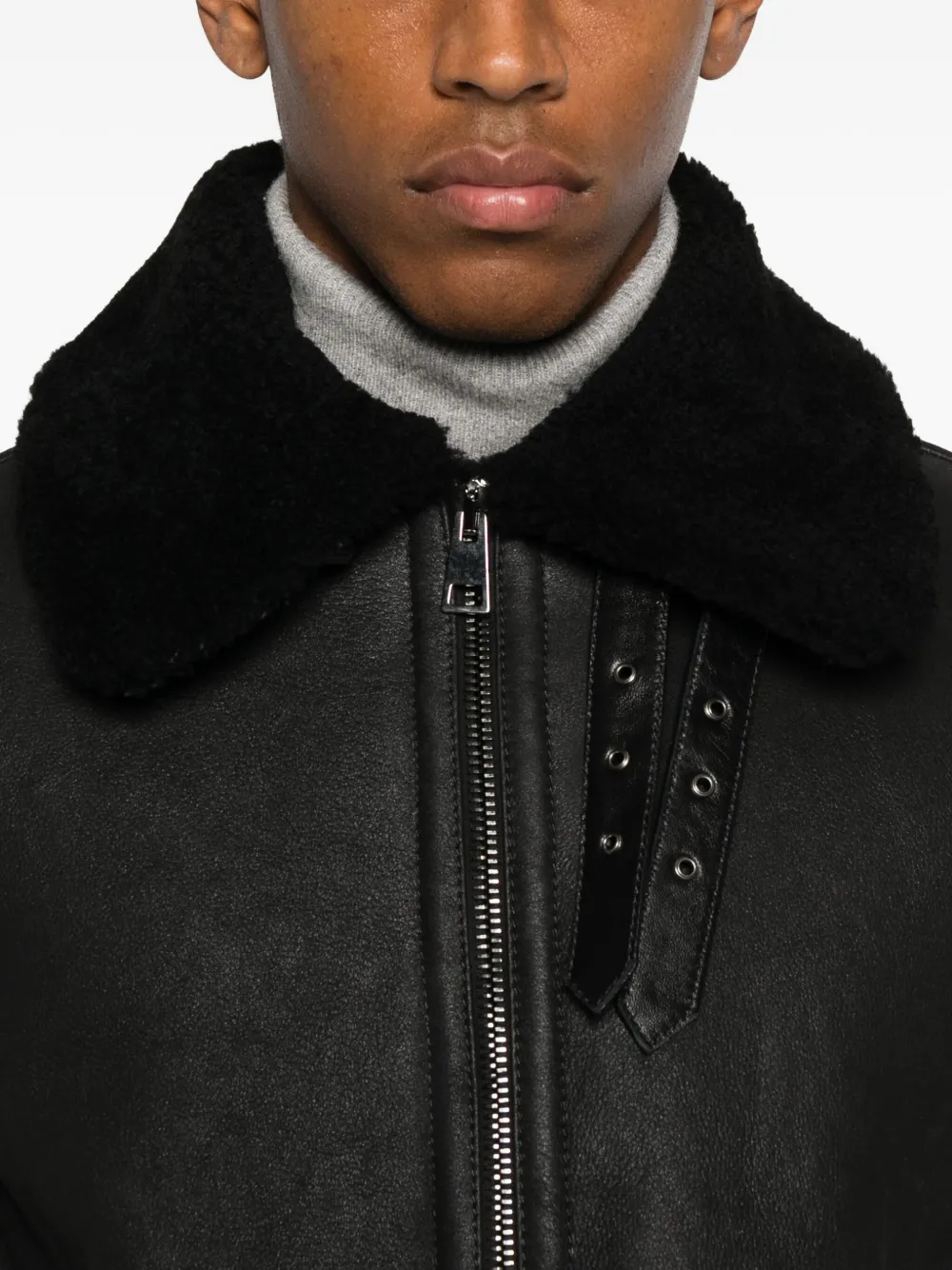 Eraldo Wright Jacke Aus Wildleder In Black