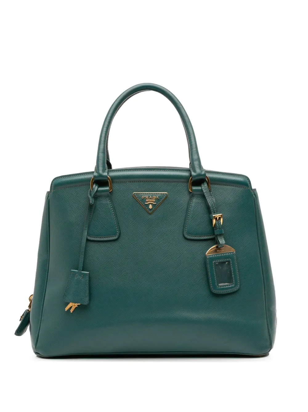 Prada Pre-Owned 2010-2025 Saffiano Lux Parabole tote bag | Green | Image 1