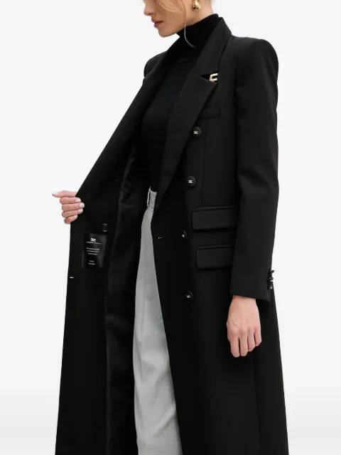 Elisabetta Franchi double-breasted button coat