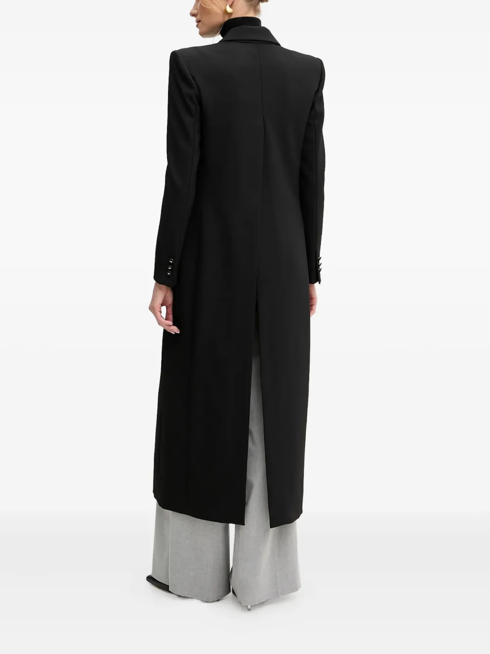 Elisabetta Franchi Jas met dubbele rij knopen Zwart