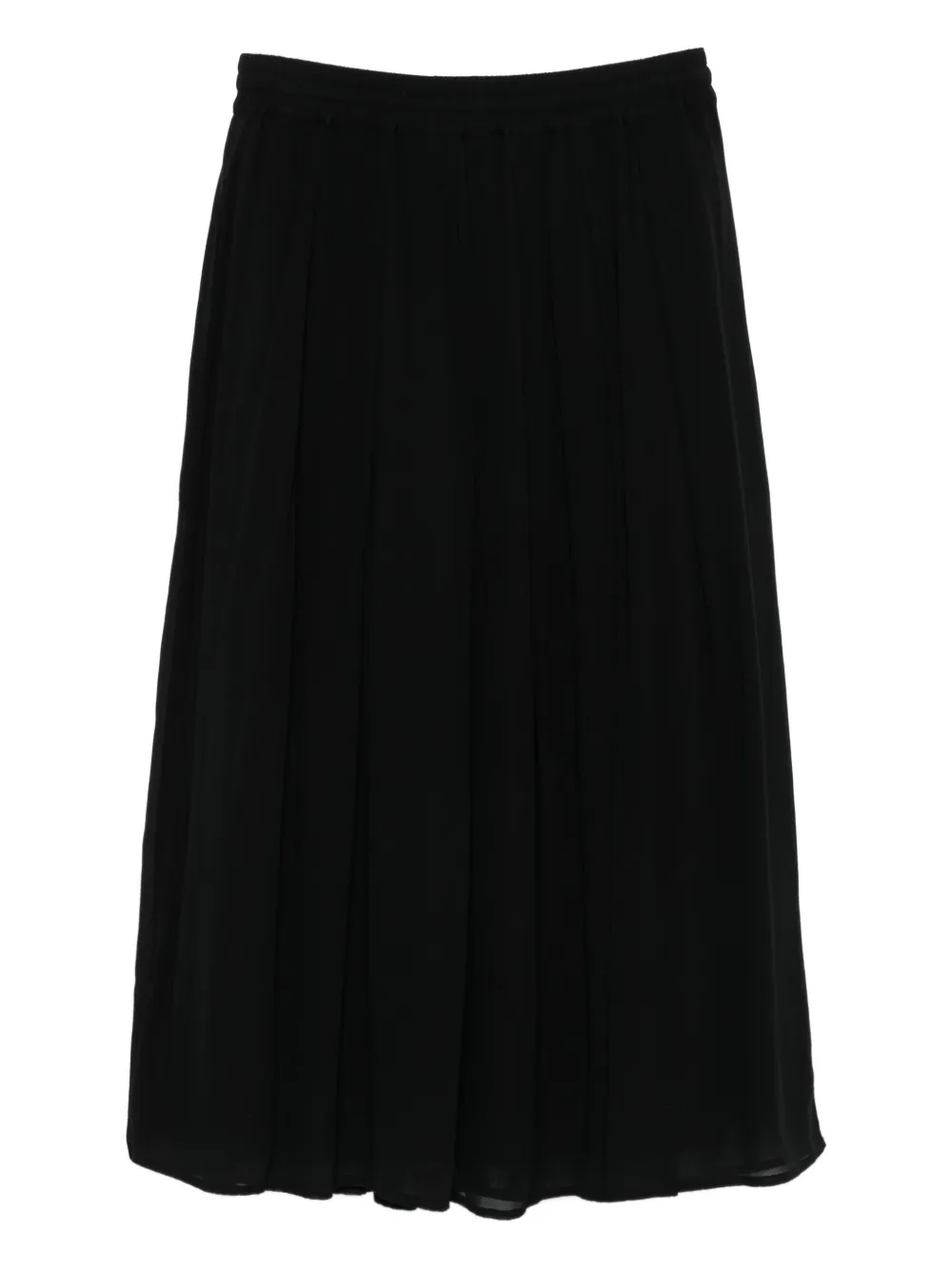 Kristensen Du Nord pleated drawstring skirt - Zwart