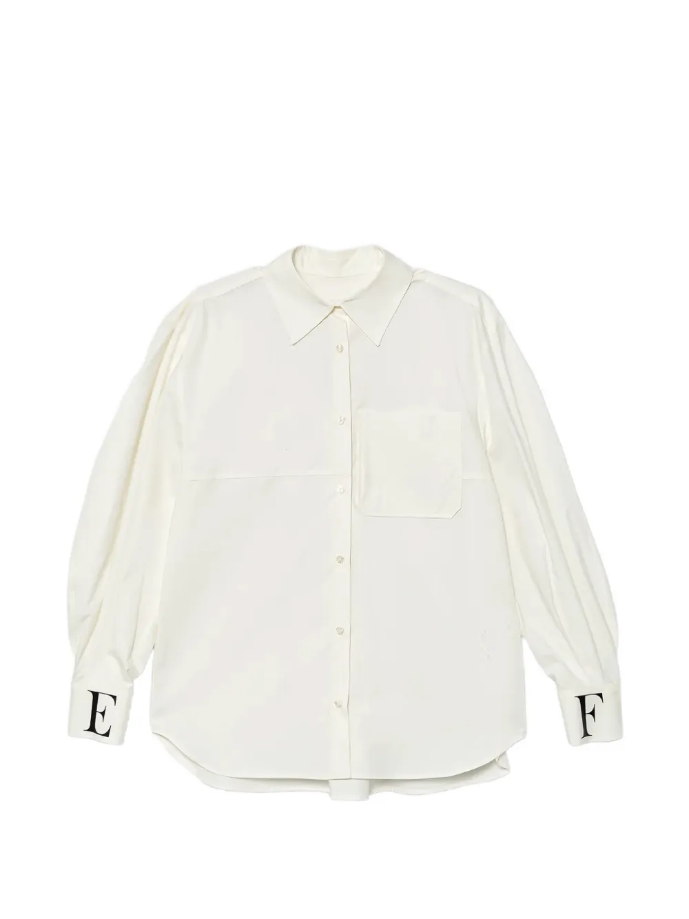 Elisabetta Franchi La Mia Bambina chest-pocket shirt - Toni neutri