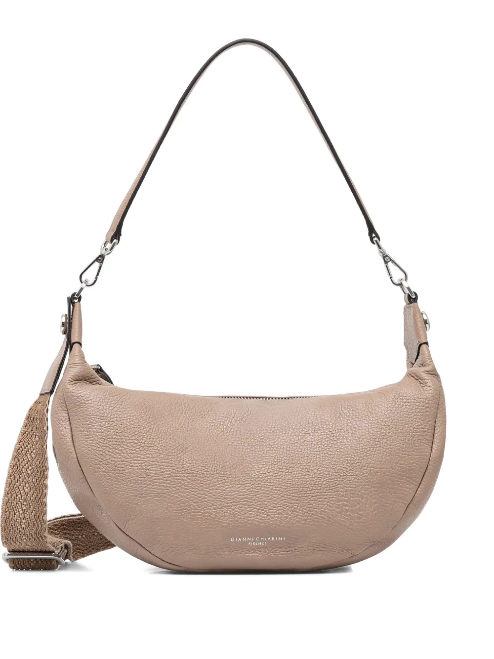 Gianni Chiarini Aisha Shoulder Bag In Neutral