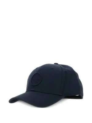 Stone Island Junior Compass-embroidered Cap | Blue | FARFETCH GE