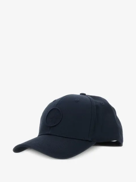 Stone Island Junior gorra de béisbol con parche del logo