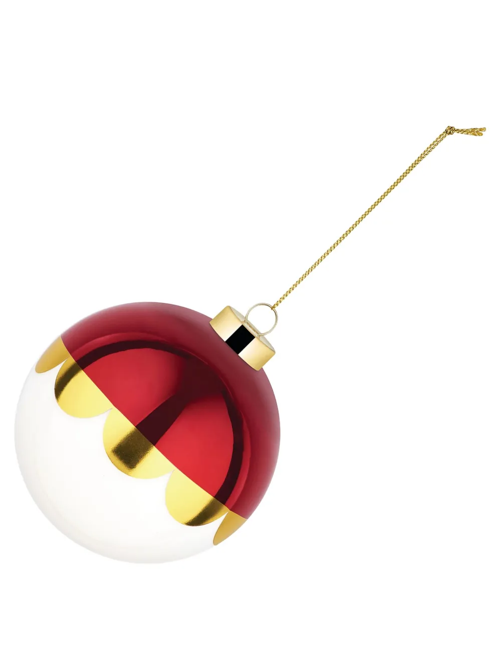 Alessi Delight 7 Christmas Ornaments (10.5cm) In Red