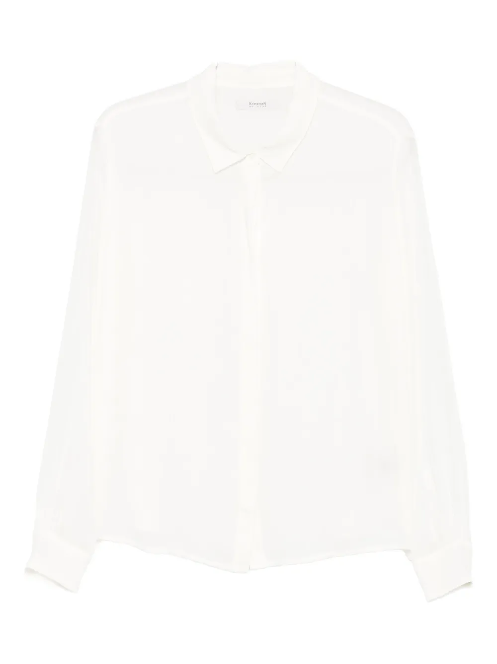 Kristensen Du Nord Button-down Top In White