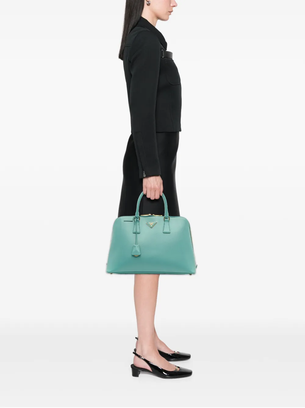 Prada Pre-Owned 2000-2025 Large Saffiano Lux Promenade satchel | Pre-Owned | Image 2