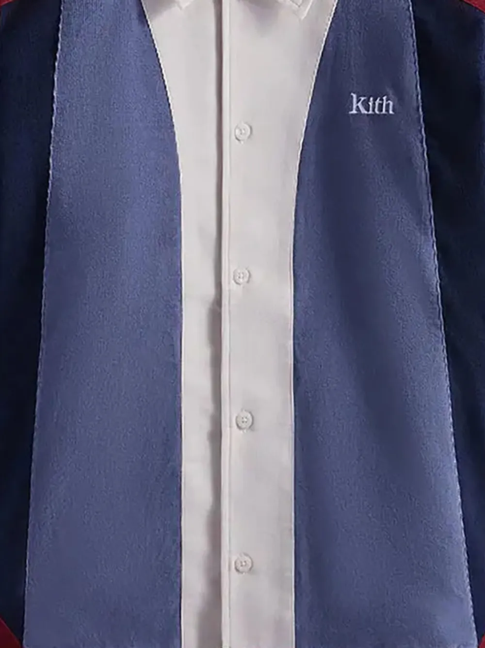 KITH Woodpoint babycord shirt - Blauw