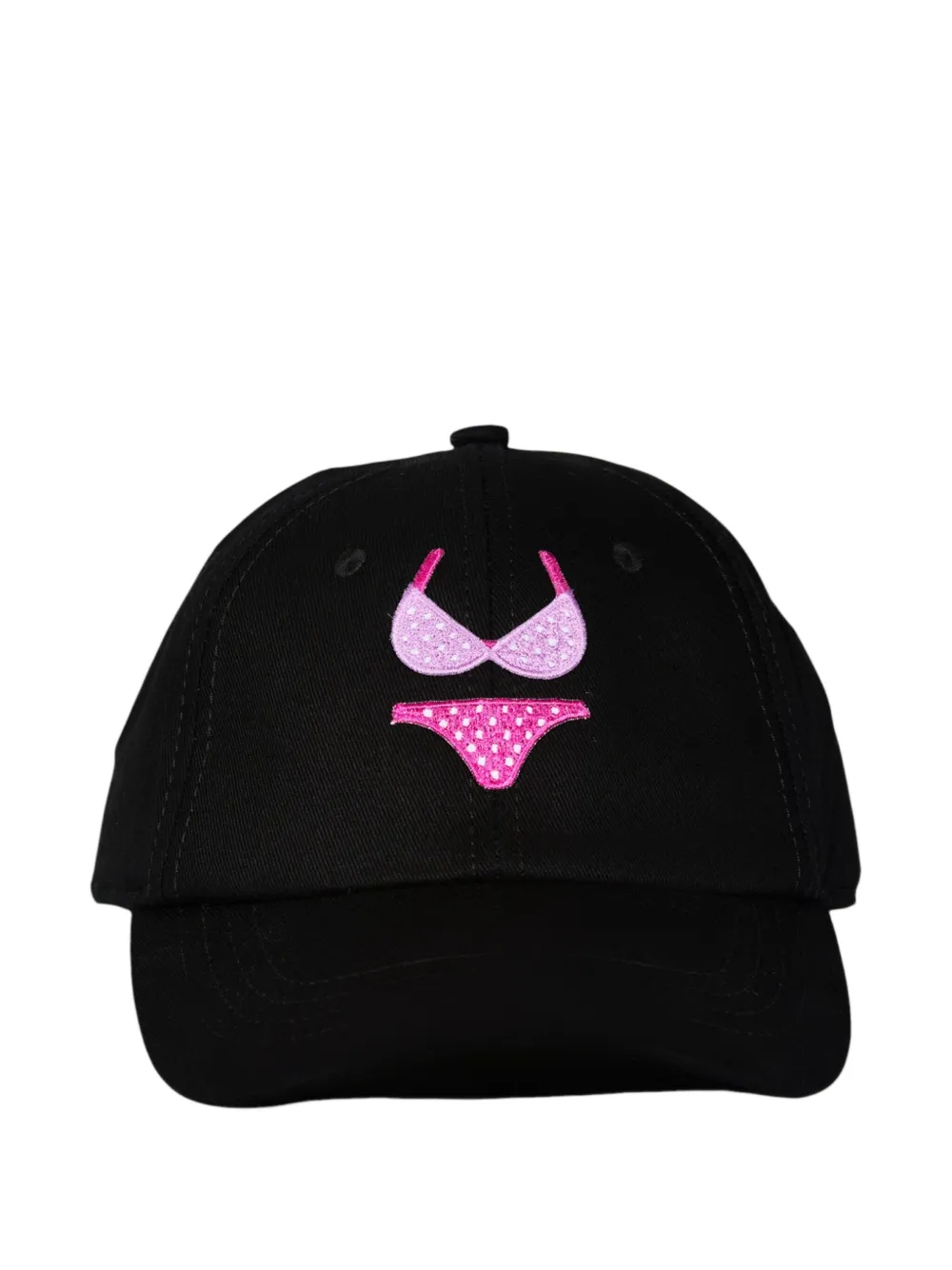 BEEFBAR swimsuit-embroidered baseball cap - Zwart